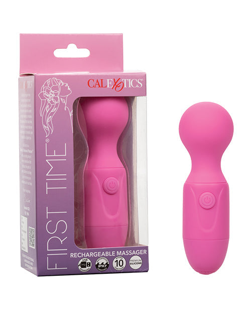 First Time First Time Rechargeable Vibrator Massager - Pink