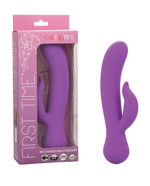 First Time First Time Rechargeable Pleaser Vibrator - Purple