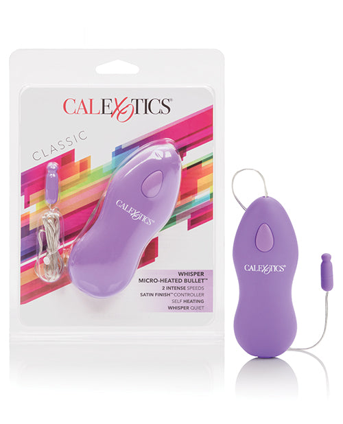 California Exotic Bullets Whisper Micro Heated Bullet - Purple