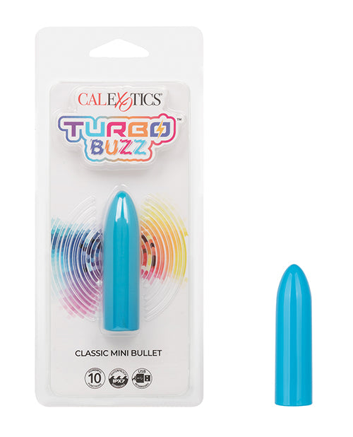 Turbo Buzz Turbo Buzz Classic Mini Bullet Stimulator - Blue