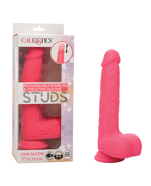 Silicone Studs Silicone Studs Rechargeable Rumbling & Thrusting Vibrator