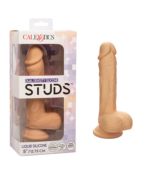 Dual Density Silicone Studs Dual Density Silicone 5" Dildo - Ivory