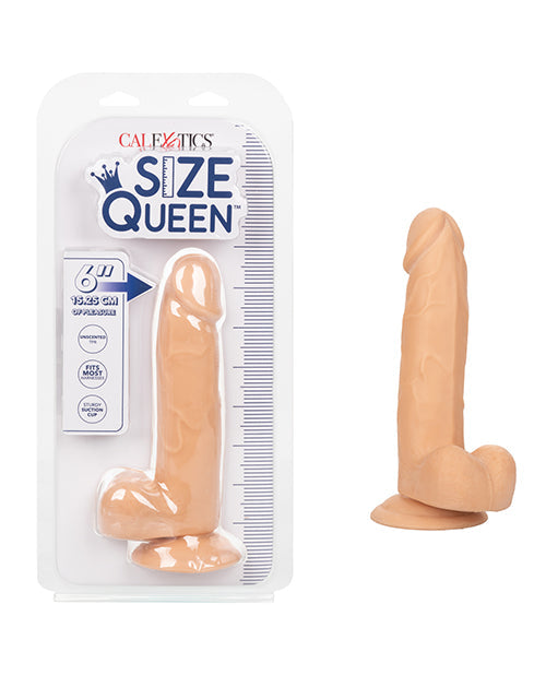 Size Queen Size Queen 6" Dildo - Ivory