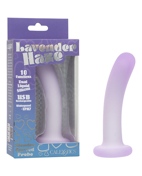 California Exotic Novelties Lavender Haze Slender Curved Anal Probe