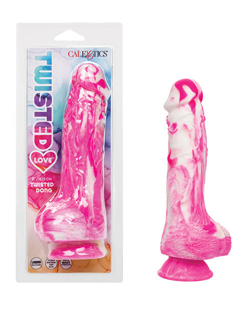 Twisted Love Twisted Love Twisted Silicone Dong - Pink