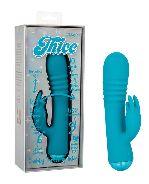 Thicc Thicc Chubby Thrusting Tickler - Aqua