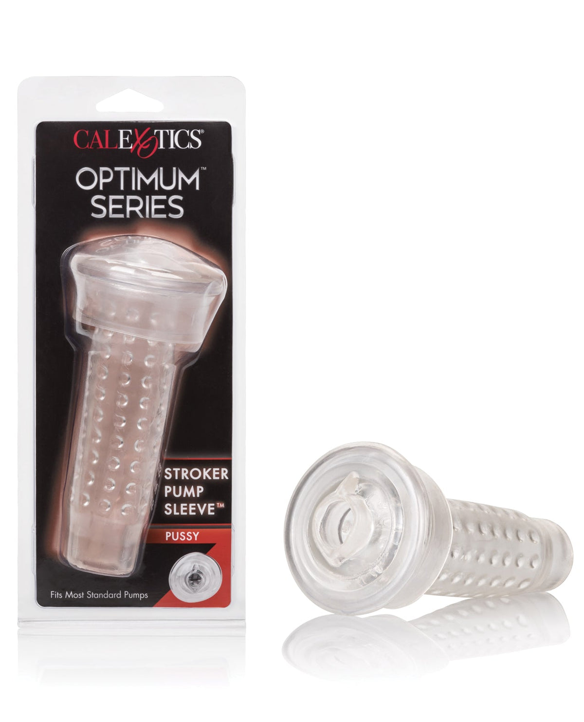 Optimum Series Optimum Series Stroker Pump Sleeve - Pussy Clear