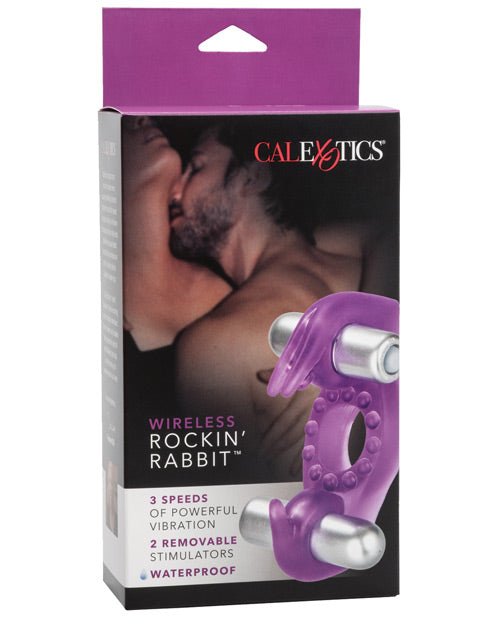 Couple's Enhancers Wireless Rockin' Rabbit - Purple