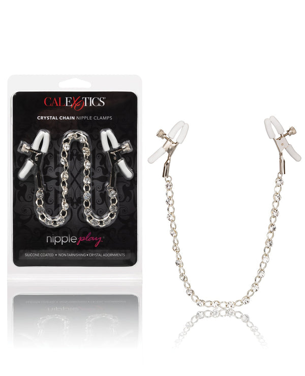 Nipple Play Nipple Play Crystal Nipple Clamps - Clear