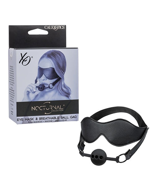 Nocturnal Nocturnal Collection Eye Mask & Breathable Ball Gag