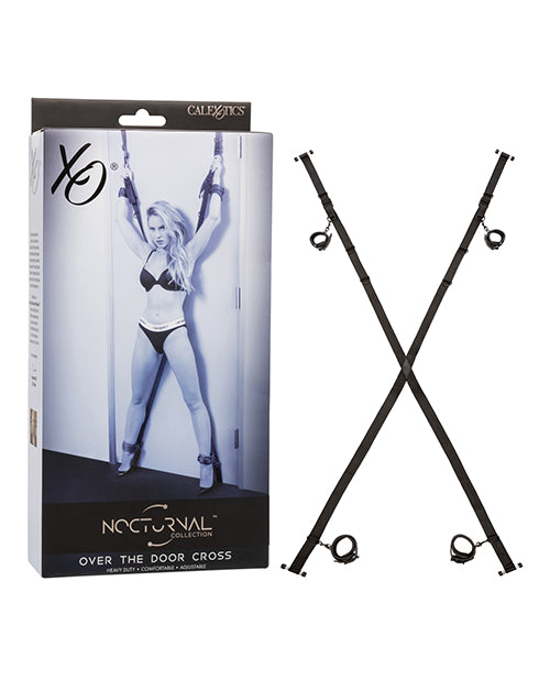 Nocturnal Nocturnal Collection Over the Door Cross - Black