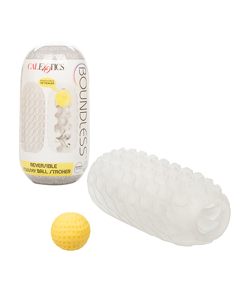 Boundless Boundless Reversible Squishy Ball Stroker - Yellow