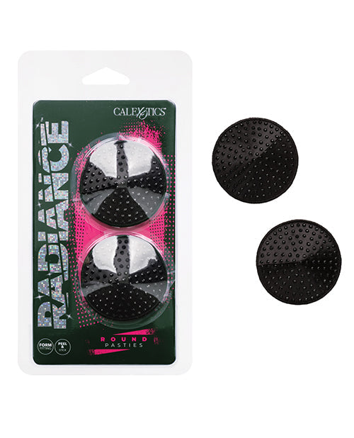 Radiance Radiance Round Pasties Black O/S