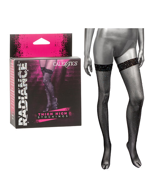 Radiance Radiance Thigh High Stockings - Black O/S