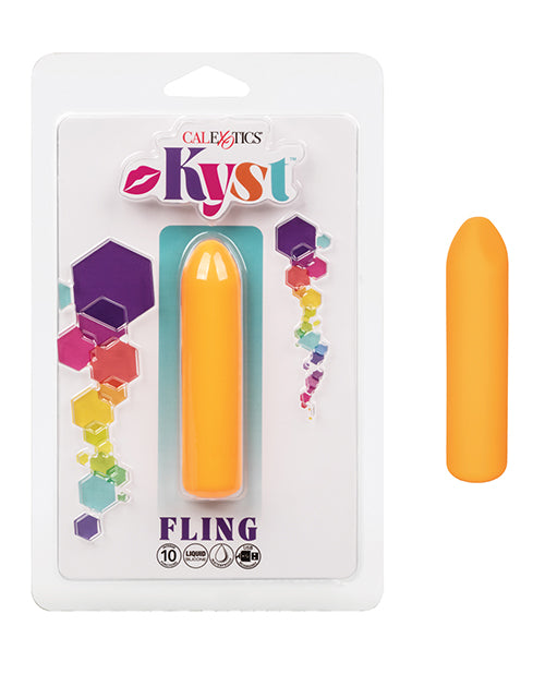 Kyst Kyst Fling Petite Massager - Orange