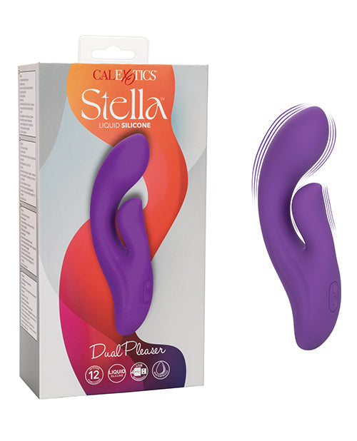 Stella Stella Liquid Silicone Dual Pleaser - Purple