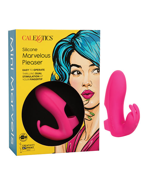 Mini Marvels Mini Marvels Silicone Marvelous Pleaser - Pink