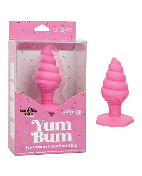 Naughty Bits Naughty Bits Yum Bum Ice Cream Cone Butt Plug - Pink