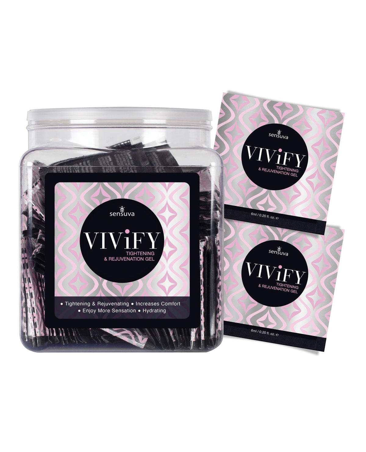 Sensuva Vivify Tightening & Rejuvenation Gel - Tub of 100 Single Use Packet