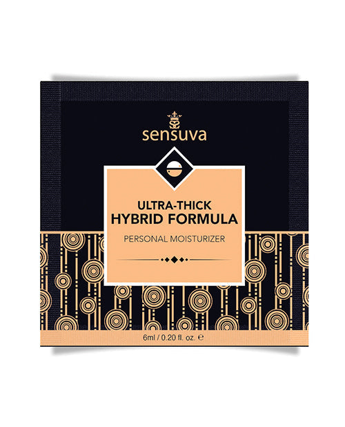 Sensuva Sensuva Ultra Thick Hybrid Personal Moisturizer Single Use Packet - 6 ml Unscented
