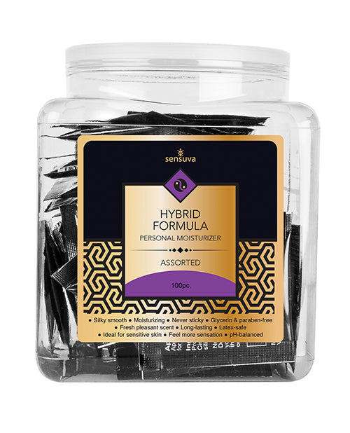 Sensuva Sensuva Hybrid Personal Moisturizer Tub - Asst. Tub of 100