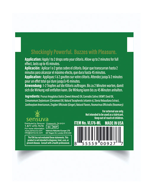 On ON Hemp Arousal Oil - Single Use Ampoule Packet