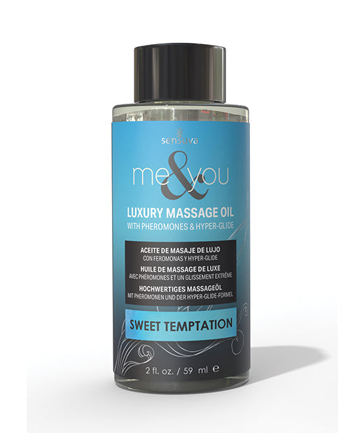 Sensuva Sensuva Me & You Massage Oil - 2 oz Sweet Temptation