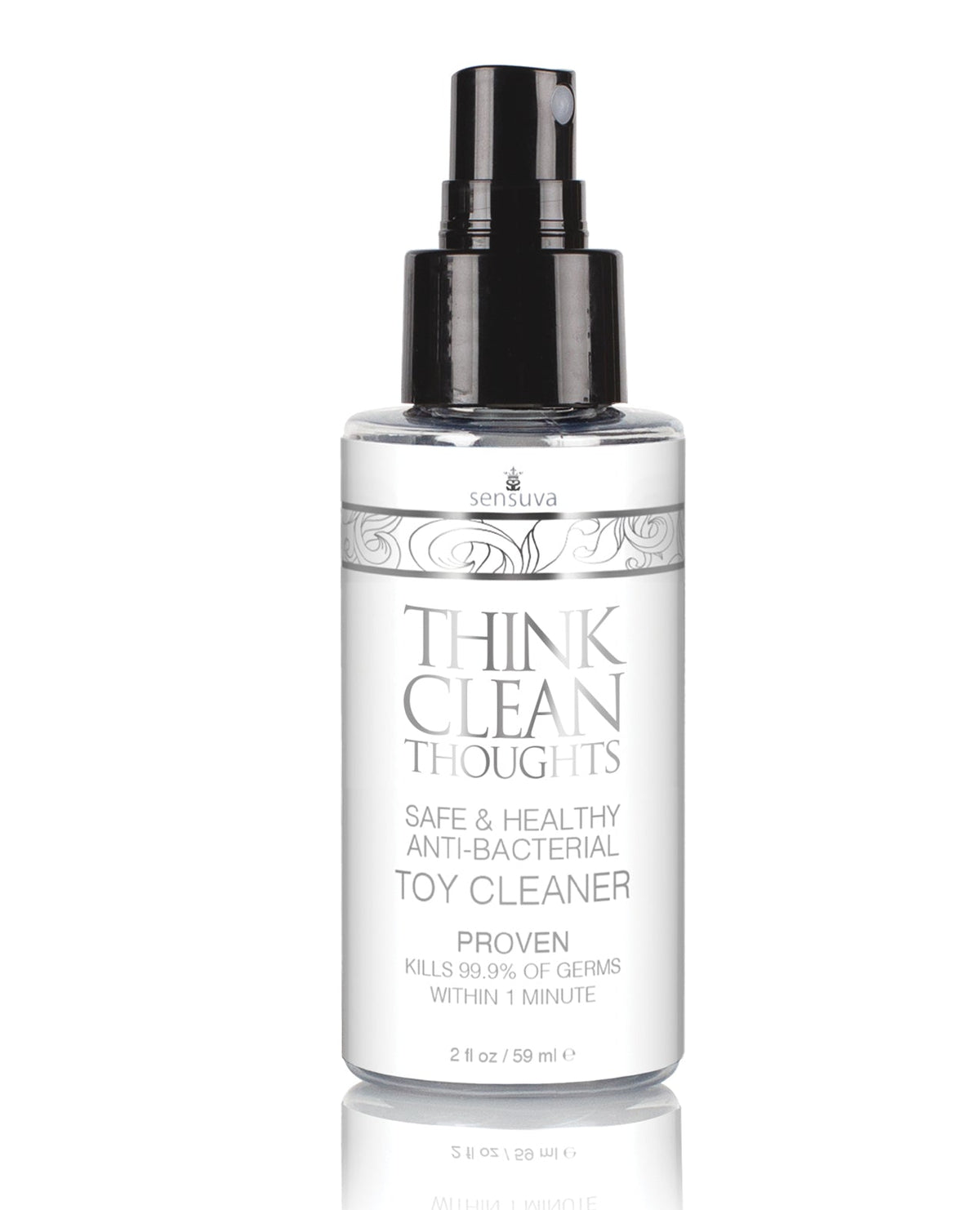 Sensuva Sensuva Think Clean Thoughts Anti Bacterial Toy Cleaner - 2 oz Bottle