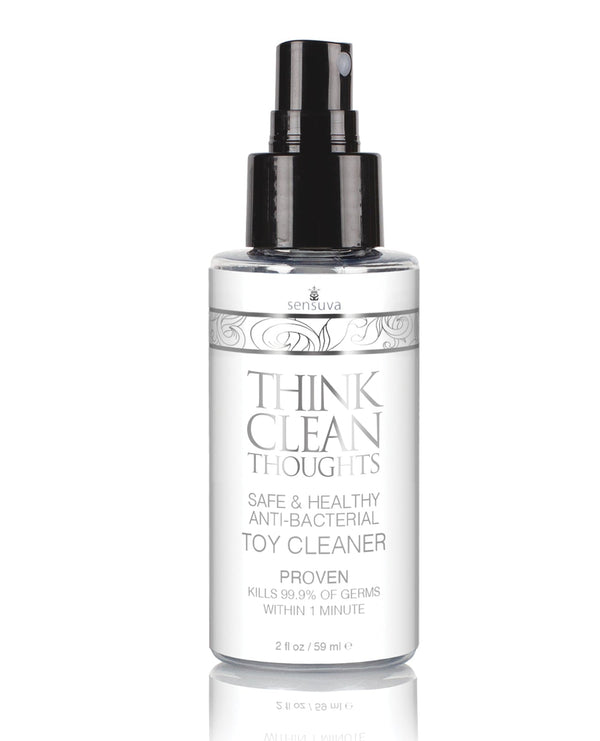 Sensuva Sensuva Think Clean Thoughts Anti Bacterial Toy Cleaner - 2 oz Bottle