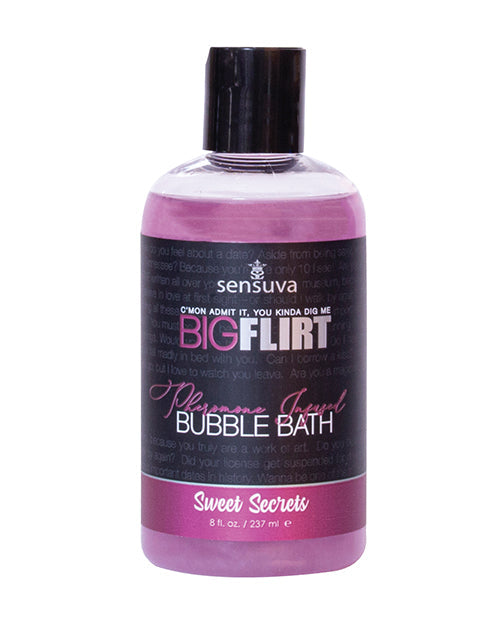 Sensuva Sensuva Big Flirt Pheromone Bubble Bath - 8 oz Sweet Secrets