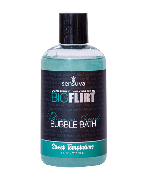 Sensuva Sensuva Big Flirt Pheromone Bubble Bath - 8 oz Sweet Temptation