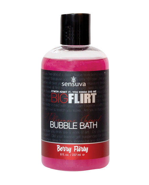 Sensuva Sensuva Big Flirt Pheromone Bubble Bath - 8 oz Berry Flirty