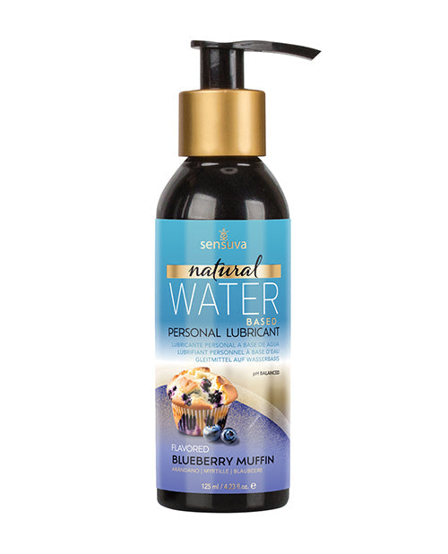 Sensuva Sensuva Natural Water Based Personal Moisturizer - 4.23 oz Blueberry Muffin