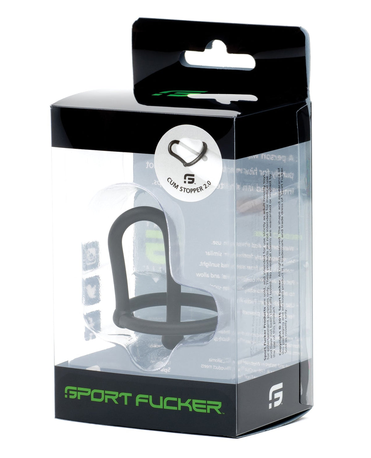 Sport Fucker Sport Fucker Cum Stopper 2.0 - Black