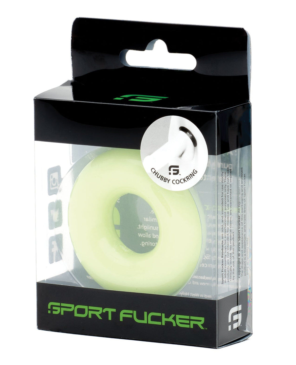 Sport Fucker Sport Fucker Chubby Cockring - Glow