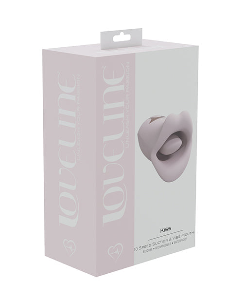 Loveline Shots Loveline Kiss Suction & Mouth Vibe - Pink