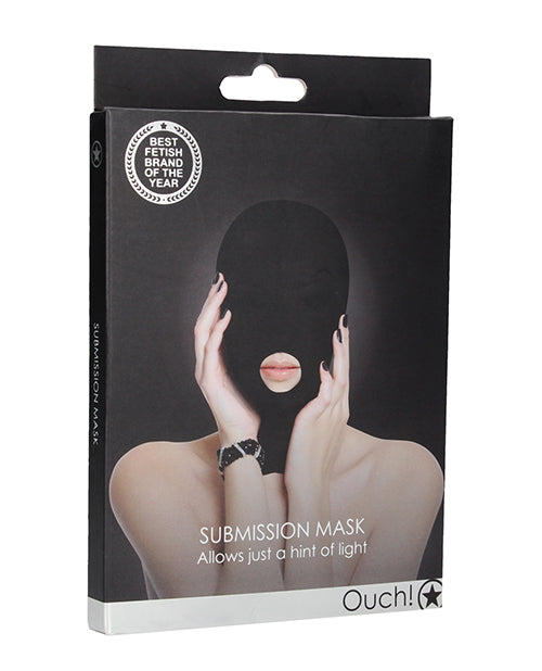 Ouch Shots Ouch Submission Mask - Black