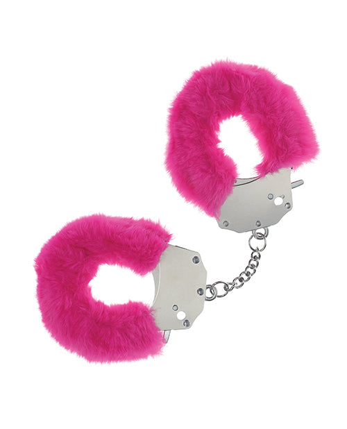 Ouch Shots Ouch! Heavy-duty Fluffy Handcuffs - Pink