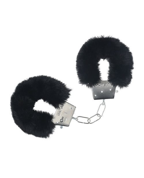 Ouch Shots Ouch! Classic Fluffy Handcuffs - Black