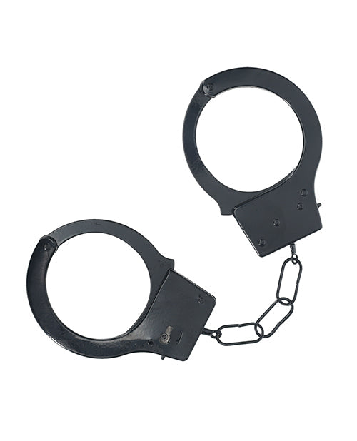 Ouch Shots Ouch! Classic Metal Handcuffs - Black