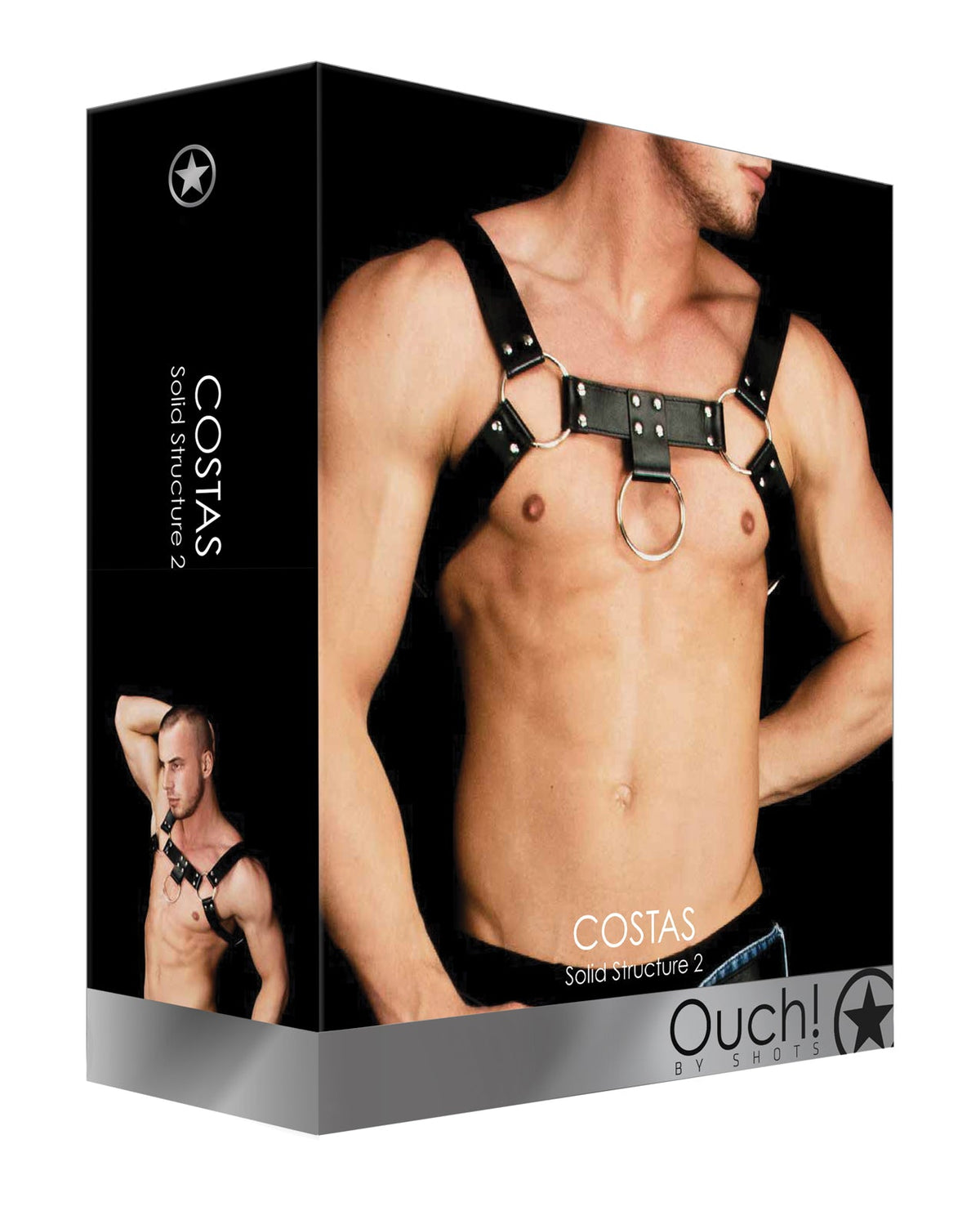 Ouch Shots Ouch Costas Solid Structure 2 - Black