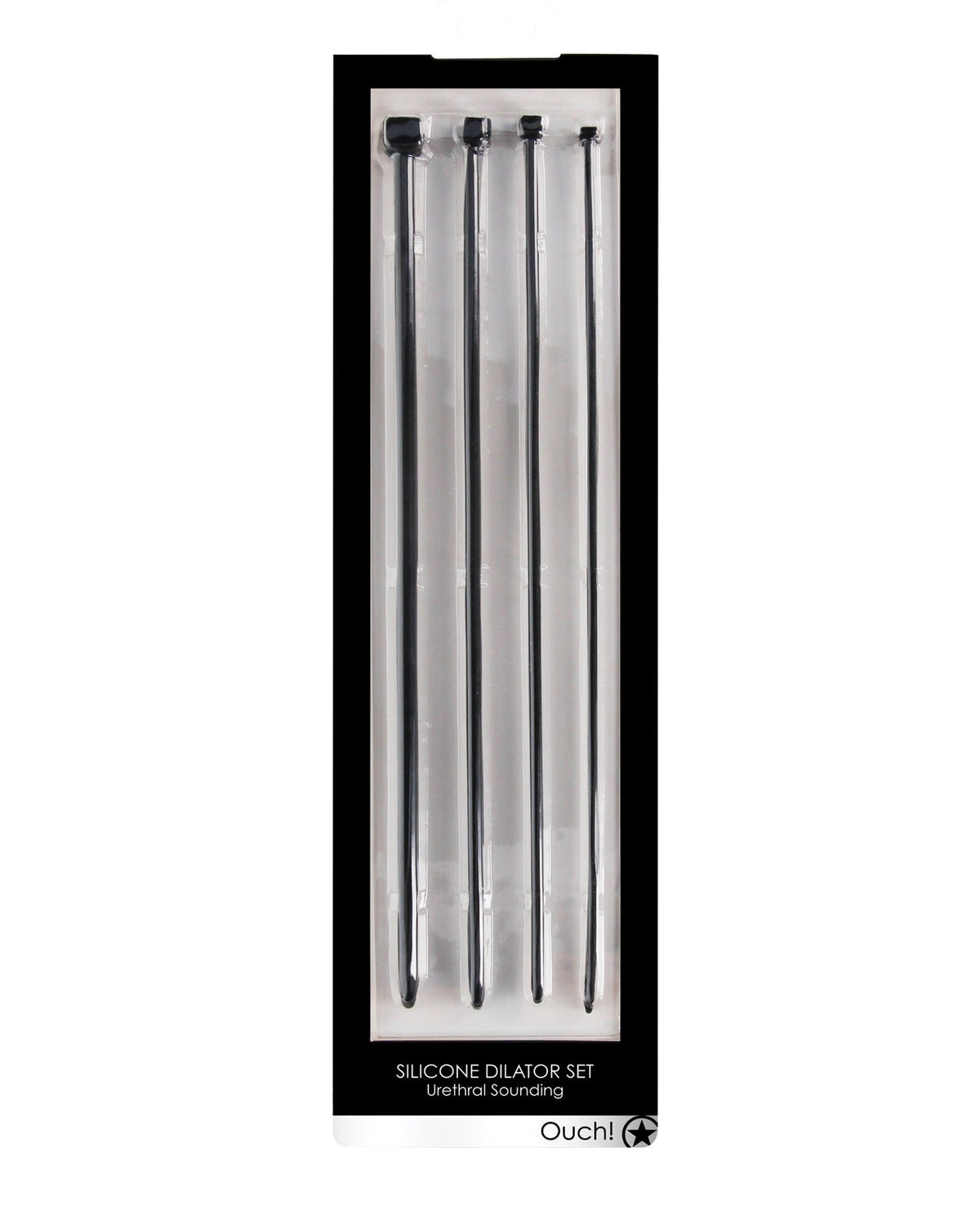 Ouch Shots Ouch Urethral Sounding Dilator Set - Black