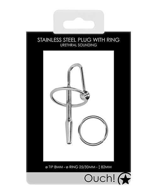 Ouch Shots Ouch Urethral Sounding Metal Plug