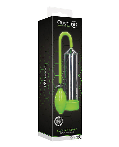 Ouch Shots Ouch Classic Penis Pump - Glow in the Dark