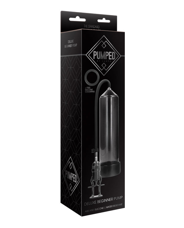 Pumped Shots Pumped Deluxe Beginner Pump - Black