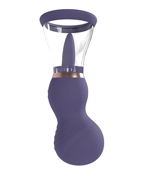 Shots Shots Pumped Sensual Rechargeable Vulva & Breast Pump - Purple