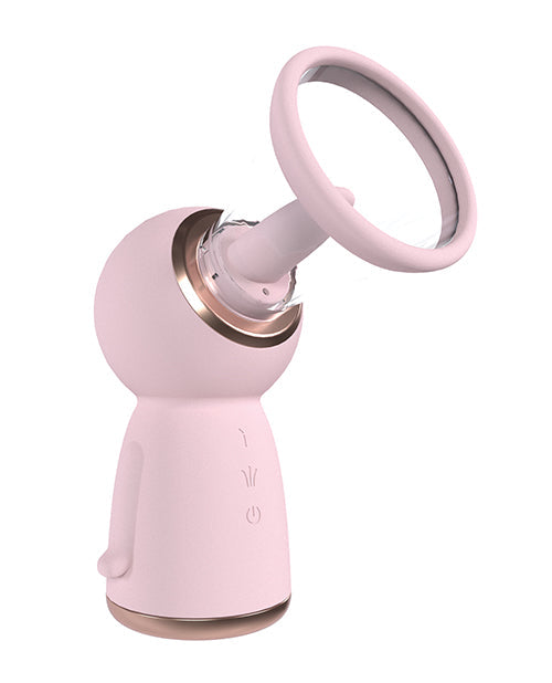 Shots Shots Pumped Exquisite Rechargeable Vulva & Breast Pump - Pink