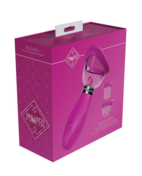 Shots Shots Pumped Delightful Clitoral, Nipple & Breast Pump - Pink