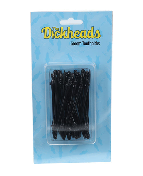Shots Shots The Dickheads Groom Toothpicks - Black