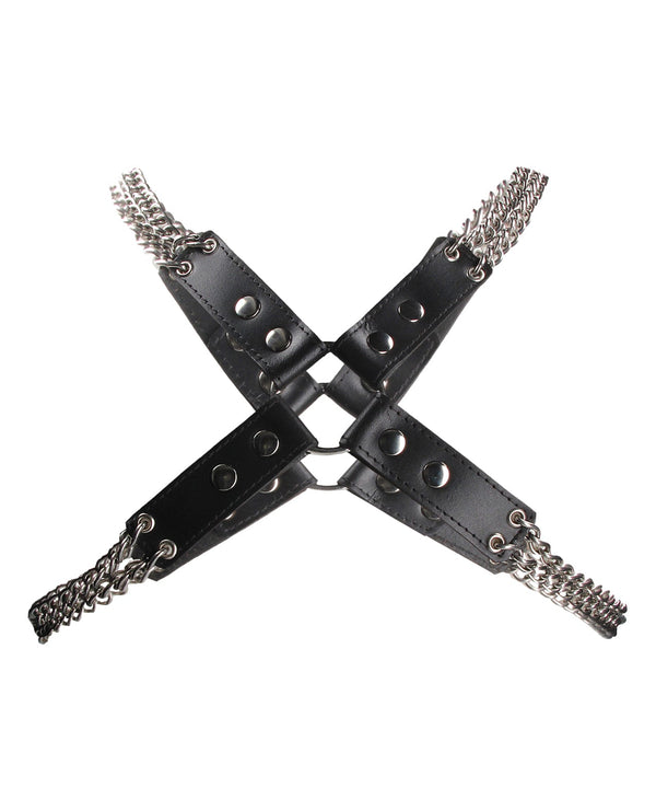 Ouch Uomo Shots Uomo Chain & Chain Harness - Black